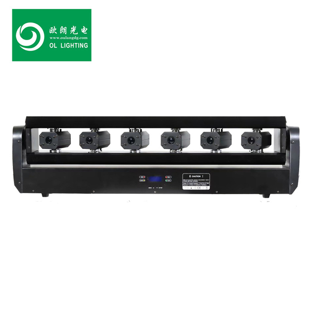 Stage Disco 6 Heads Red Beam Laser Lights DJ Animation Laser