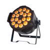 18-LED RGB PAR Can Light with DMX512, Strobe, Sound Active for Stage & Party Lighting