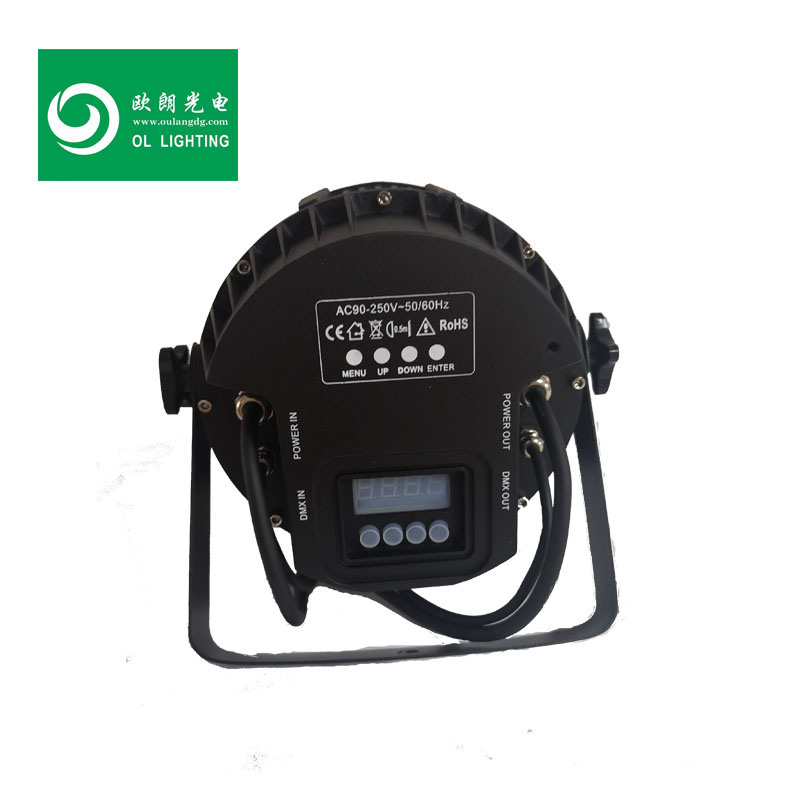 LED Stage Light LED 54PCS*3W Full-Color PAR Light Dyeing Projection Stage Outdoor Lights
