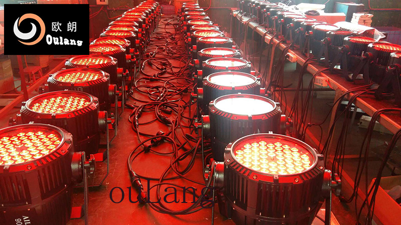 Stage Light LED 54PCS*3W 3in1 Full-Color PAR Light Dyeing Projection Stage Outdoor Lights
