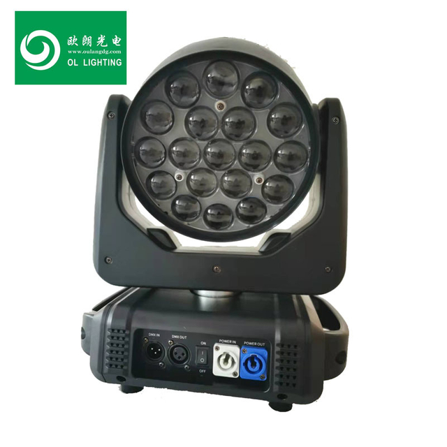 LED Stage Light 19PCS 10W Zoom LED Beam Moving Head Stage Disco Lights Wedding Light