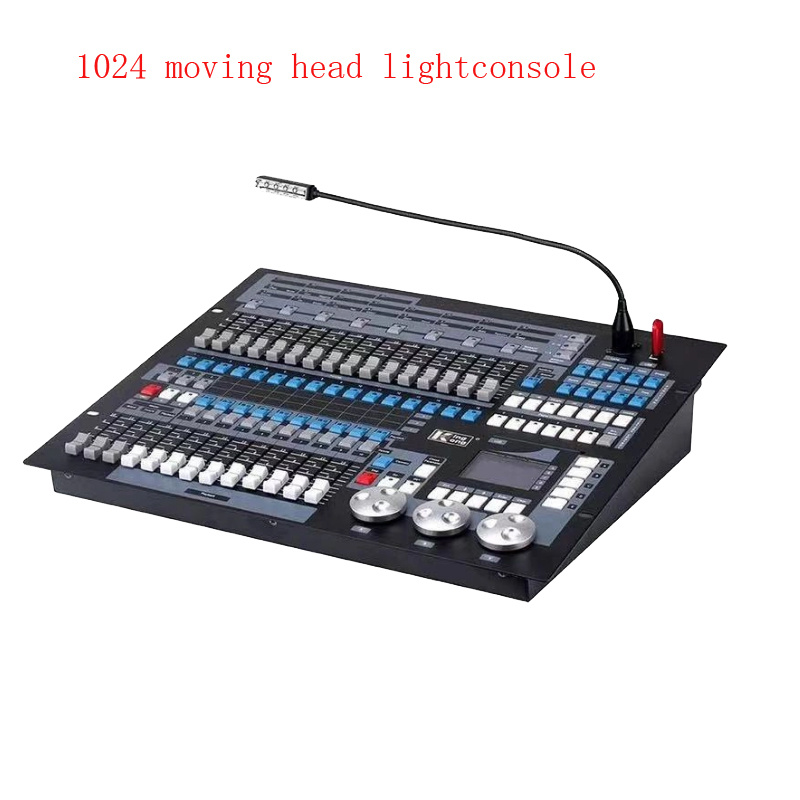 High Quality Flight Case Packing Stage DMX Lighting King Kong 1024 Console Professional Disco Stage Bar DMX Controller
